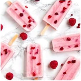 Six pink icecreams